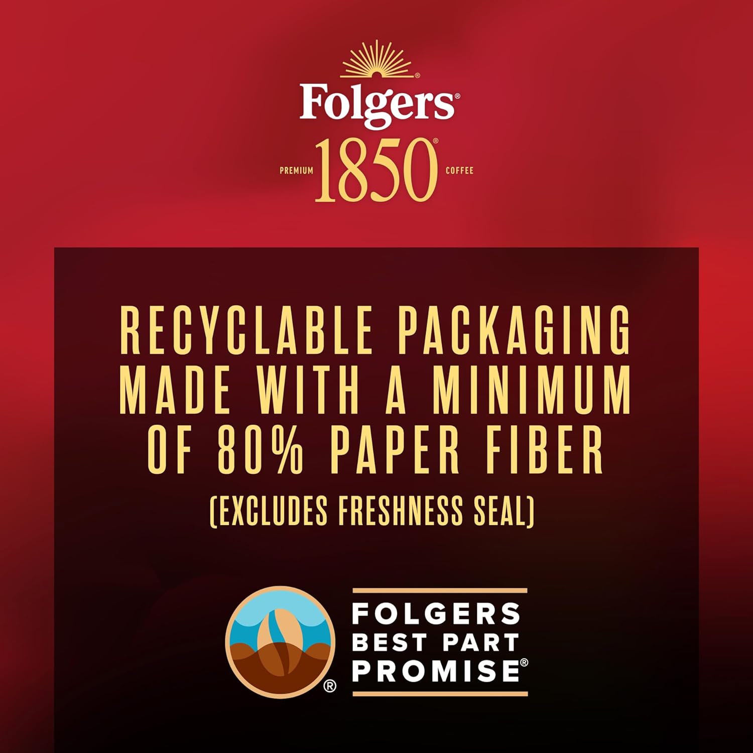 Folgers 1850 Expedition Blend Medium Roast Ground Coffee, 12 Ounce (Pack of 6) - Image 4