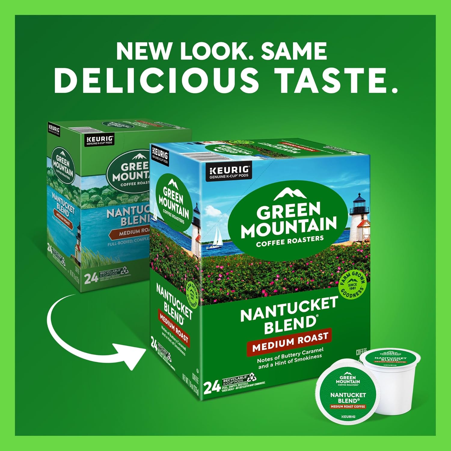 Green Mountain Coffee Nantucket Blend Keurig Single-Serve K-Cup Pods, Medium Roast Coffee - Image 2