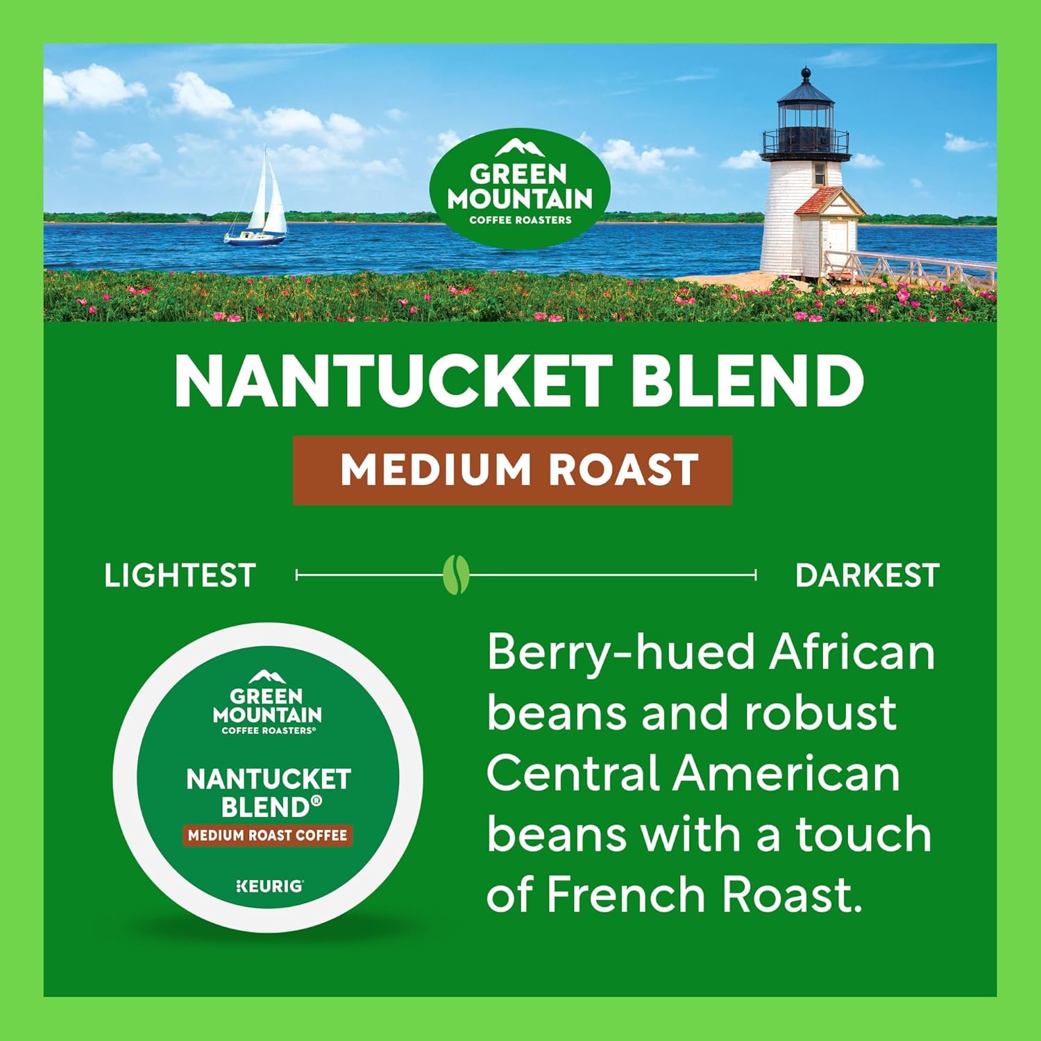 Green Mountain Coffee Nantucket Blend Keurig Single-Serve K-Cup Pods, Medium Roast Coffee - Image 6