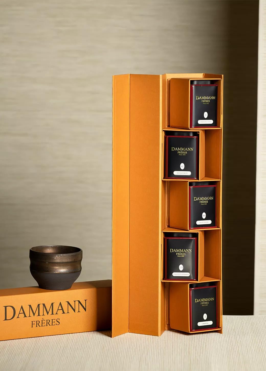 Damman Freres Gift Set, Atlas, Premium Gourmet French Teas - Image 2