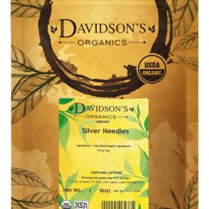 Davidson's Tea Bulk, Silver Needles, 16 Ounce