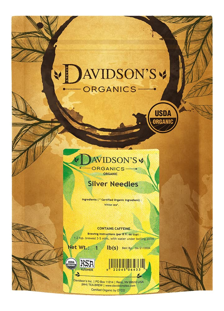 Davidson’s Tea Bulk, Silver Needles, 16 Ounce
