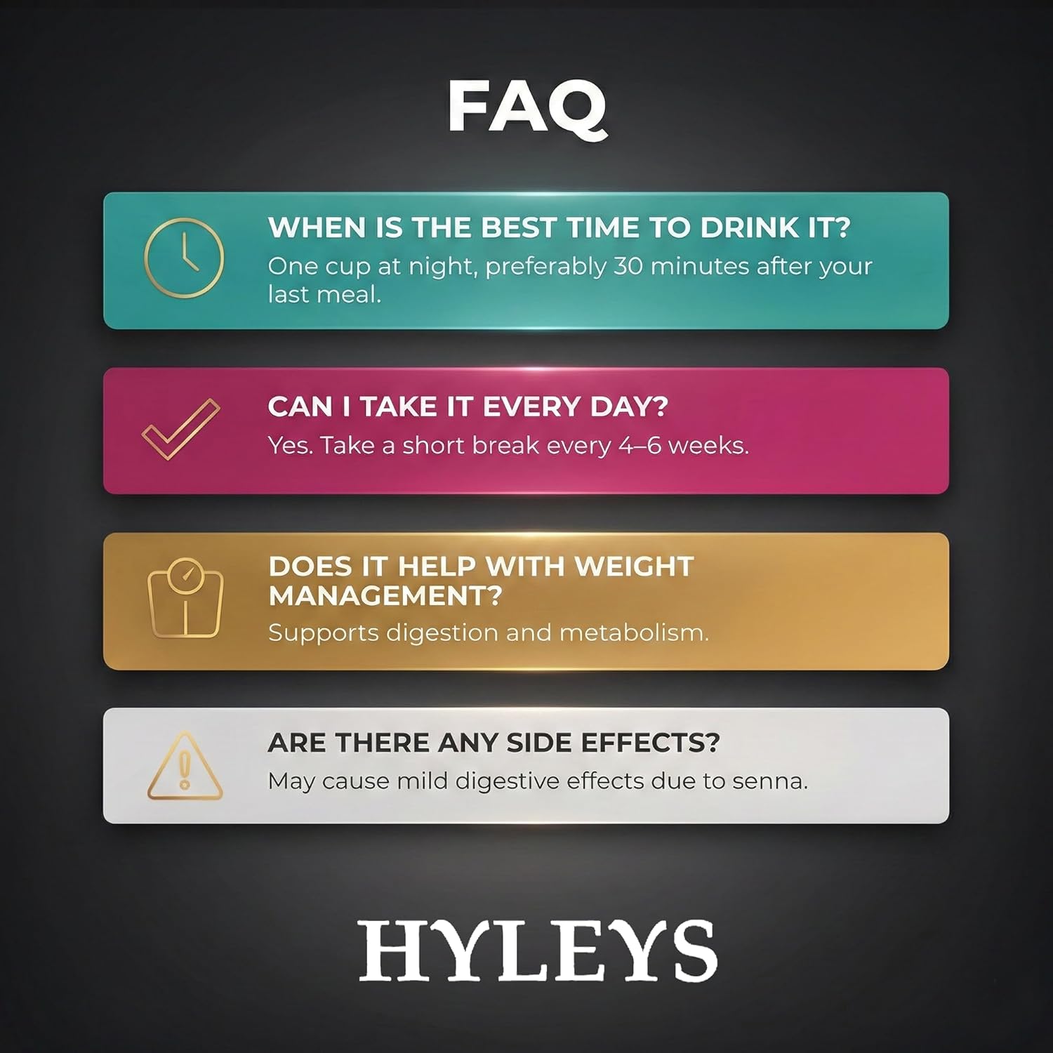 HYLEYS Slim Tea 5 Flavor Assortment - Weight Loss Herbal Supplement - Image 6