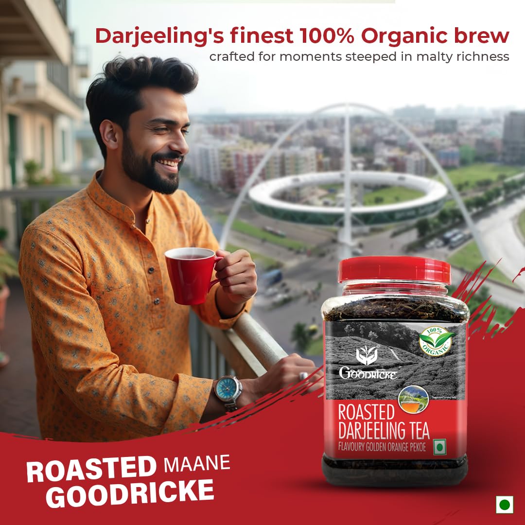 Goodricke Roasted Organic Darjeeling Tea-250 gm - Image 5
