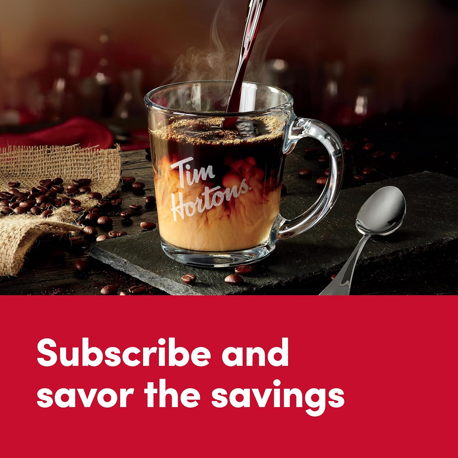 Tim Hortons French Vanilla, Flavored Roast Ground Coffee - Image 4