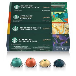 Starbucks by Nespresso Vertuo, Favorite Variety Pack Coffee & Espresso