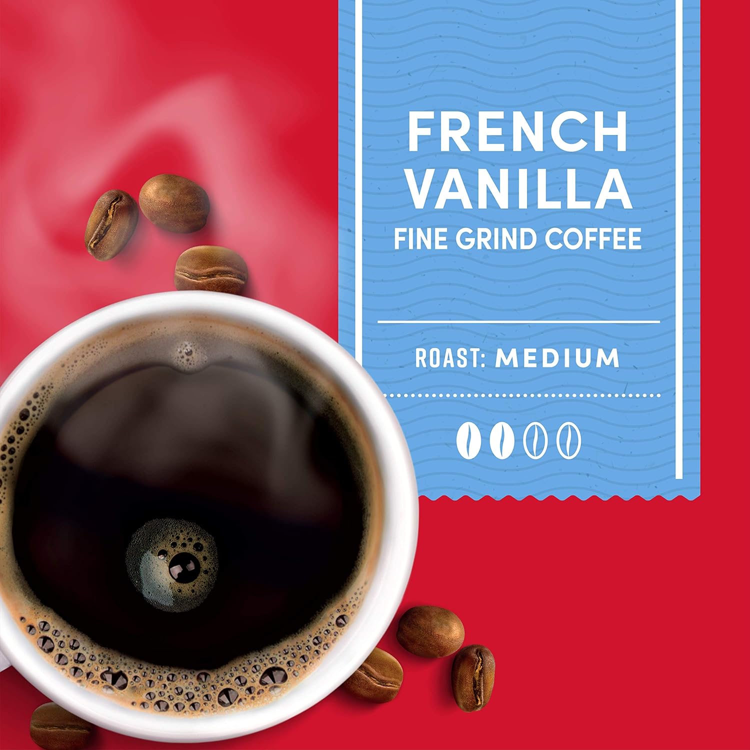 Tim Hortons French Vanilla, Flavored Roast Ground Coffee - Image 5