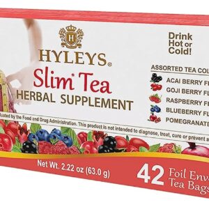 HYLEYS Slim Tea 42 Ct Assorted - Weight Loss Herbal Supplement