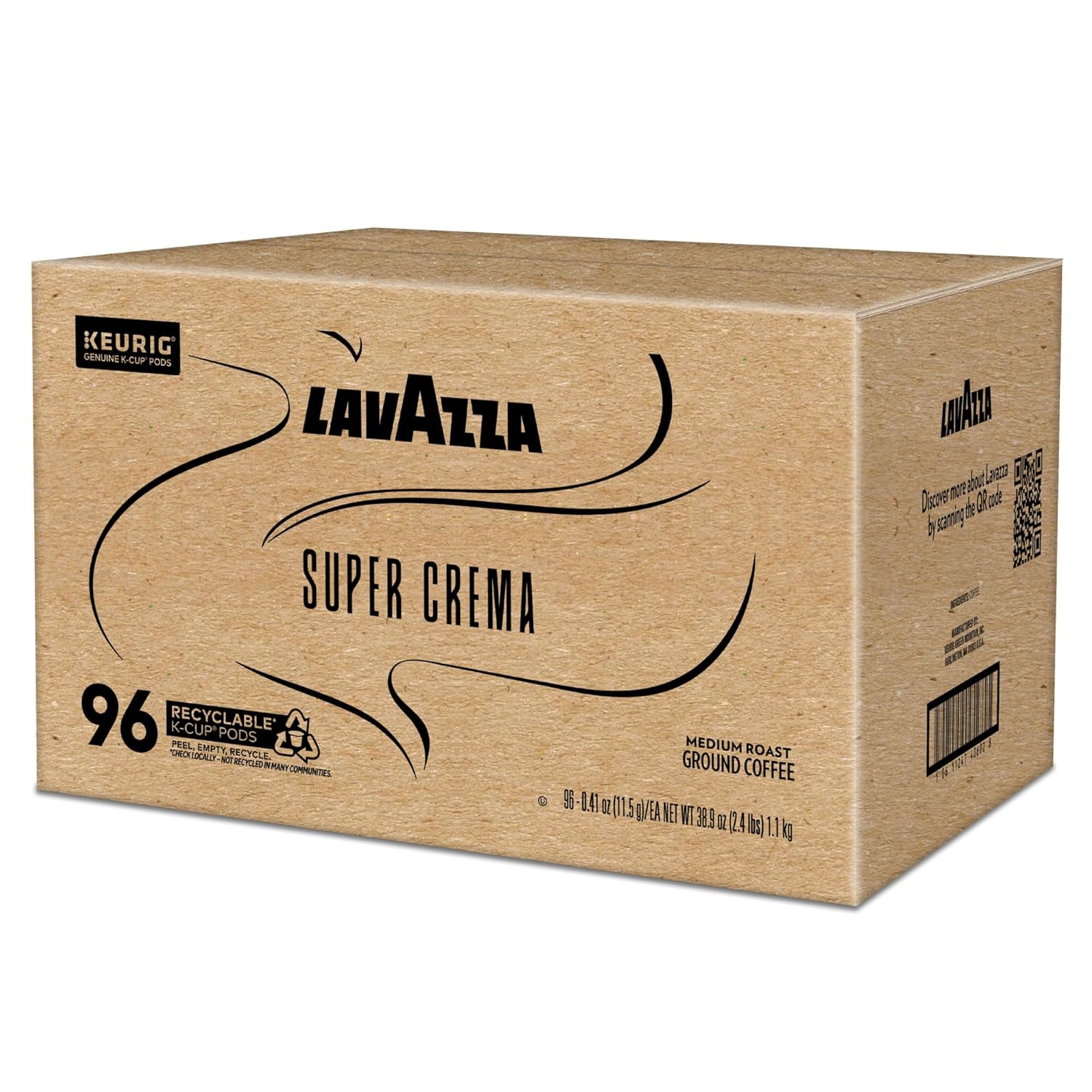 Lavazza Super Crema, Single Serve Keurig® K-Cup® Pods, Medium Espresso Roast Coffee - Image 12