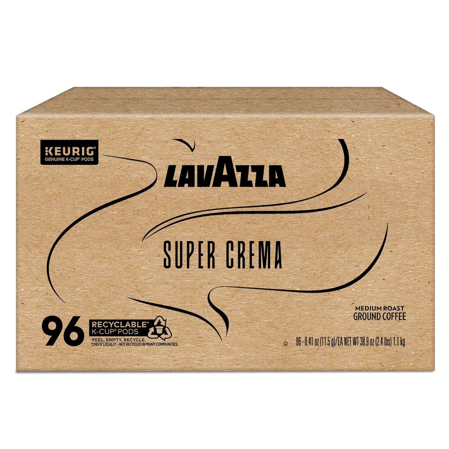 Lavazza Super Crema, Single Serve Keurig® K-Cup® Pods, Medium Espresso Roast Coffee - Image 9