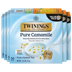 Twinings Pure Camomile Herbal Tea individually Wrapped Bags